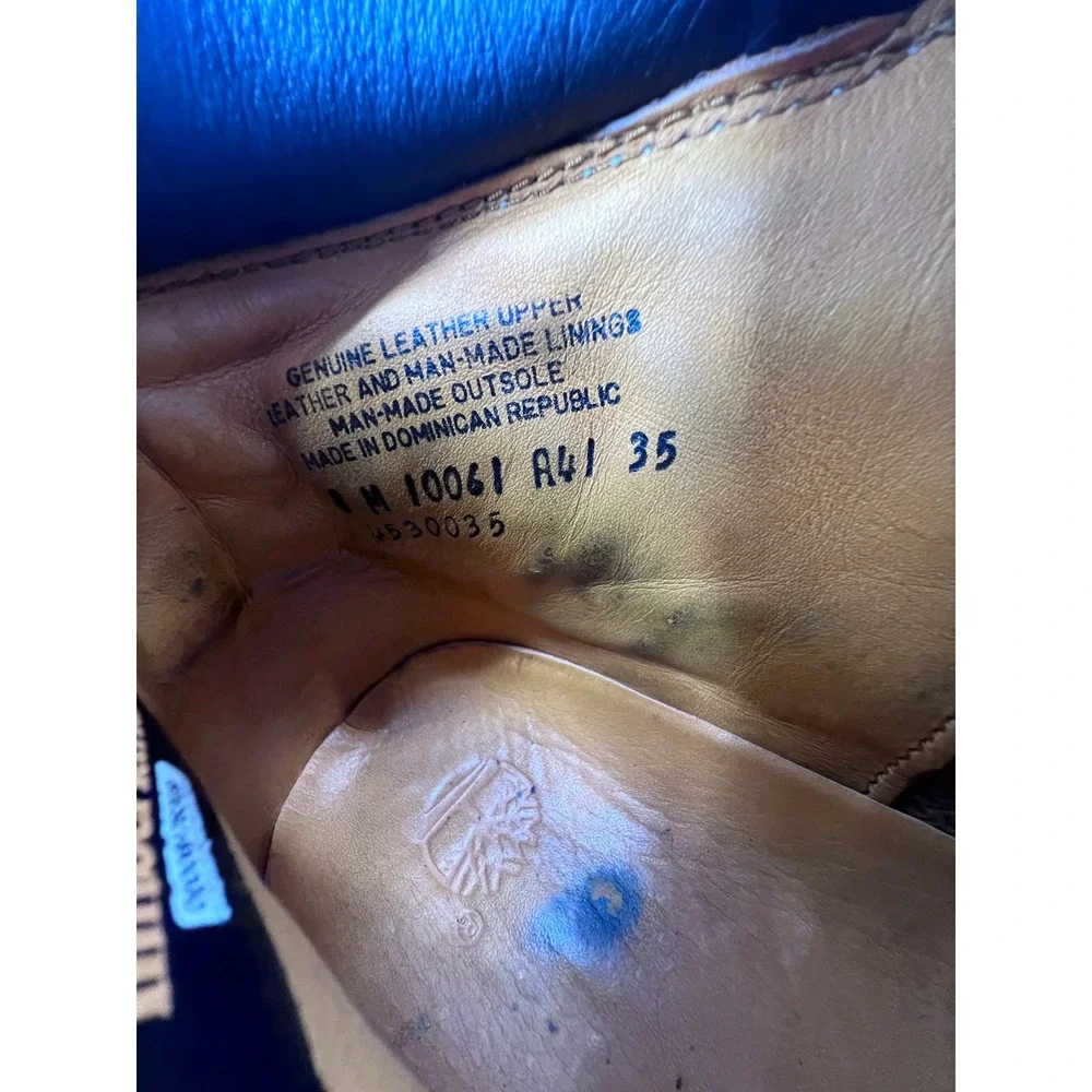 Timberland 6 Inch Premium Waterproof Boots Wheat Nubuck Mens 8M 10061 TanLeather